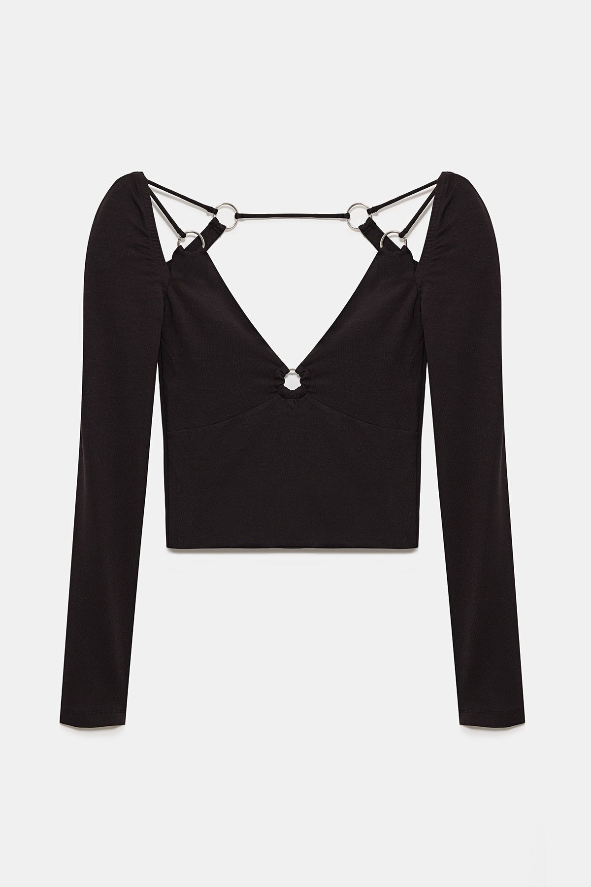 schulterfreie Bluse