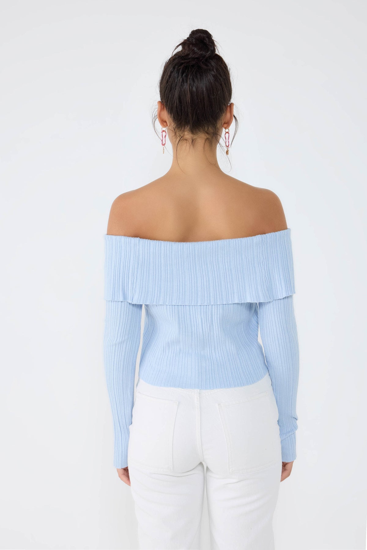 Strickpullover mit Knopfdetails