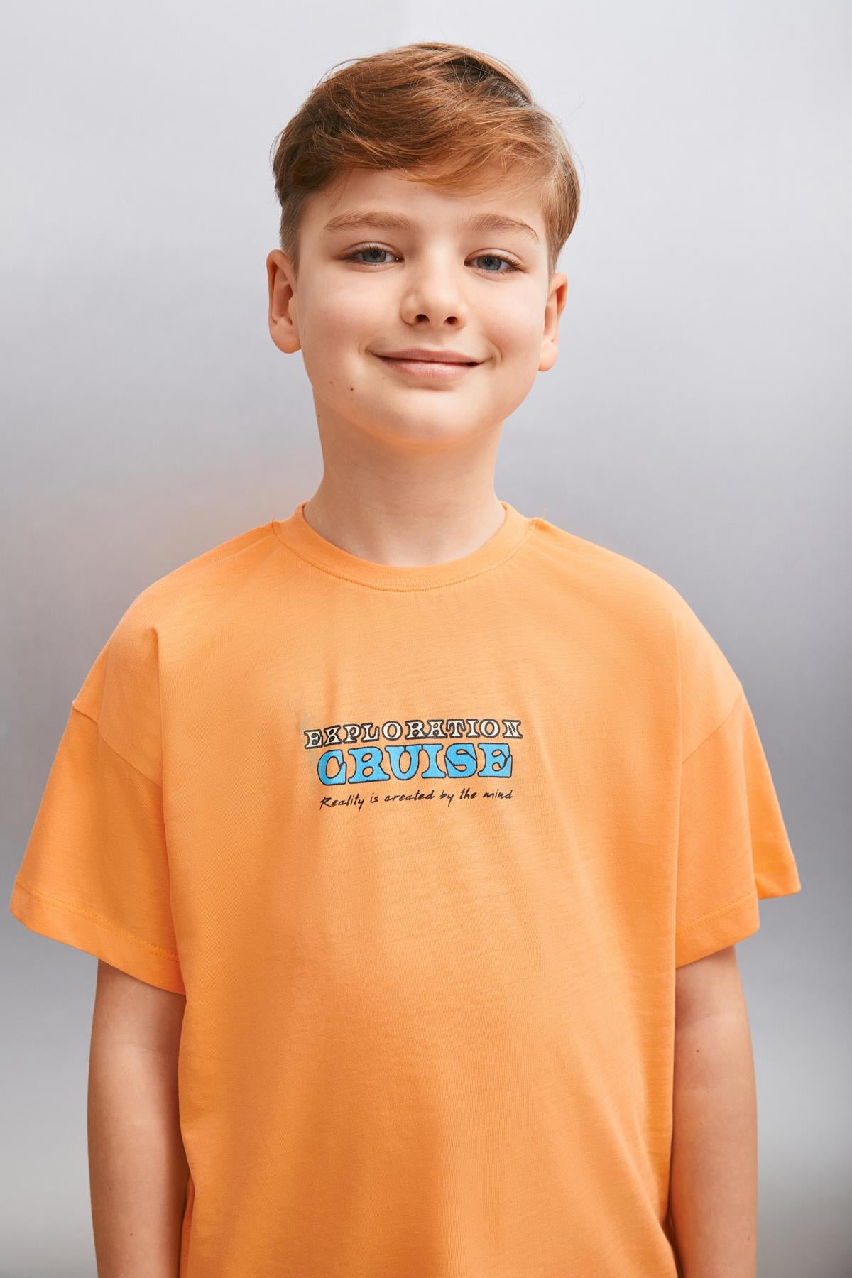 GRIMELANGE ORAN Herren T-Shirt Lachs