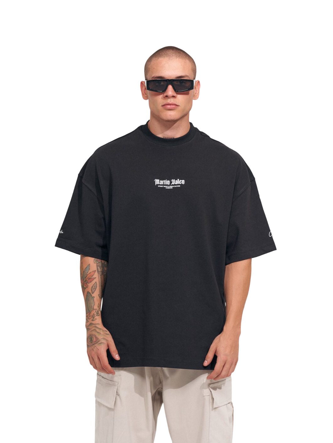 Übergroßes 3D-gedrucktes T-Shirt aus dickem Stoff