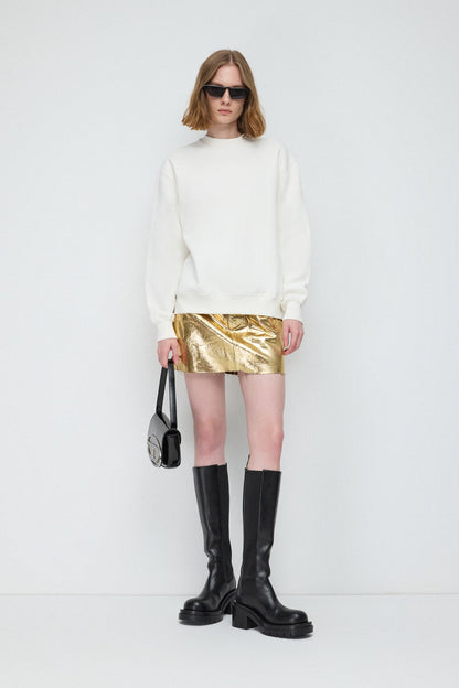 Oversize-Sweatshirt mit Rundhalsausschnitt