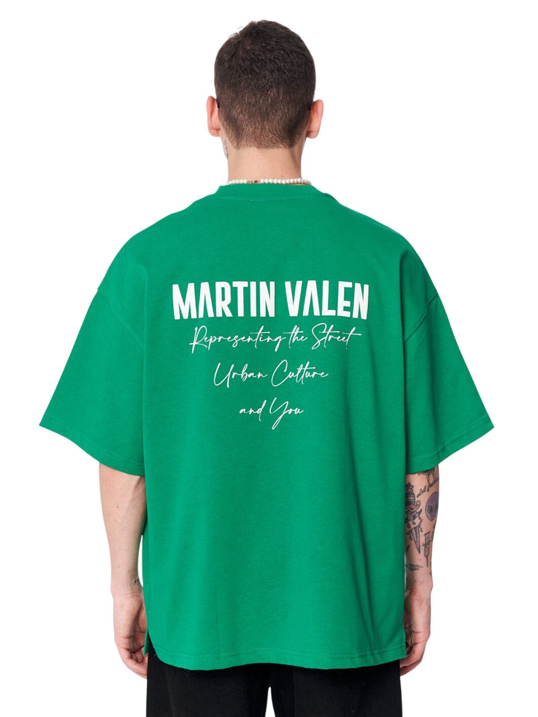 Übergroßes Grafik-Slogan T-Shirt