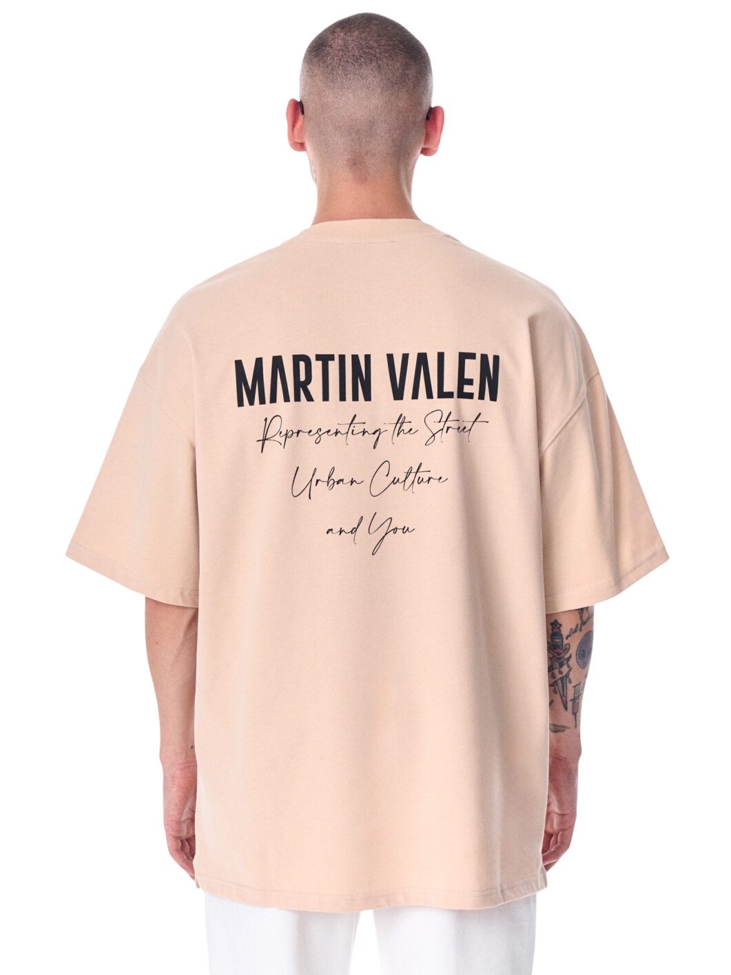 Übergroßes Grafik-Slogan T-Shirt