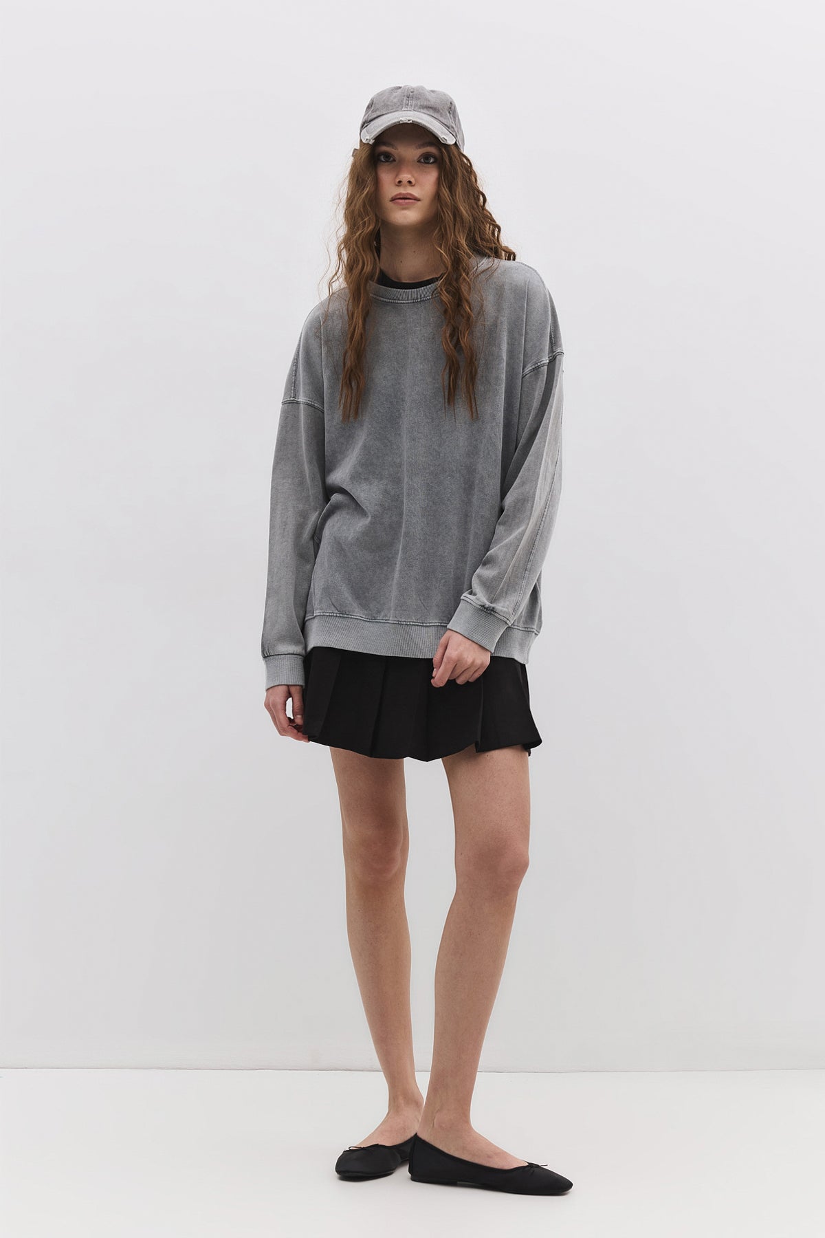 Sweatshirt mit Rundhalsausschnitt