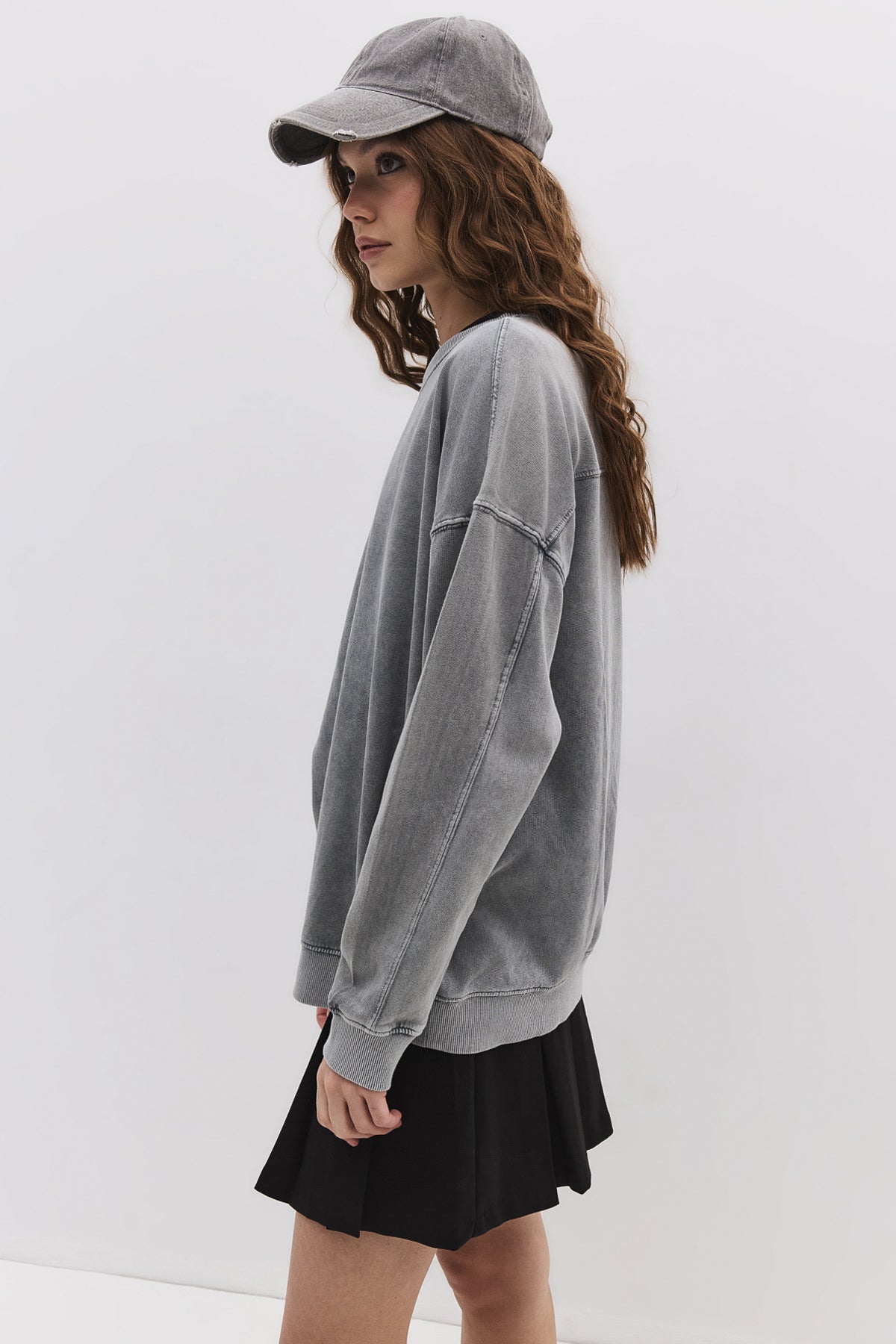 Sweatshirt mit Rundhalsausschnitt