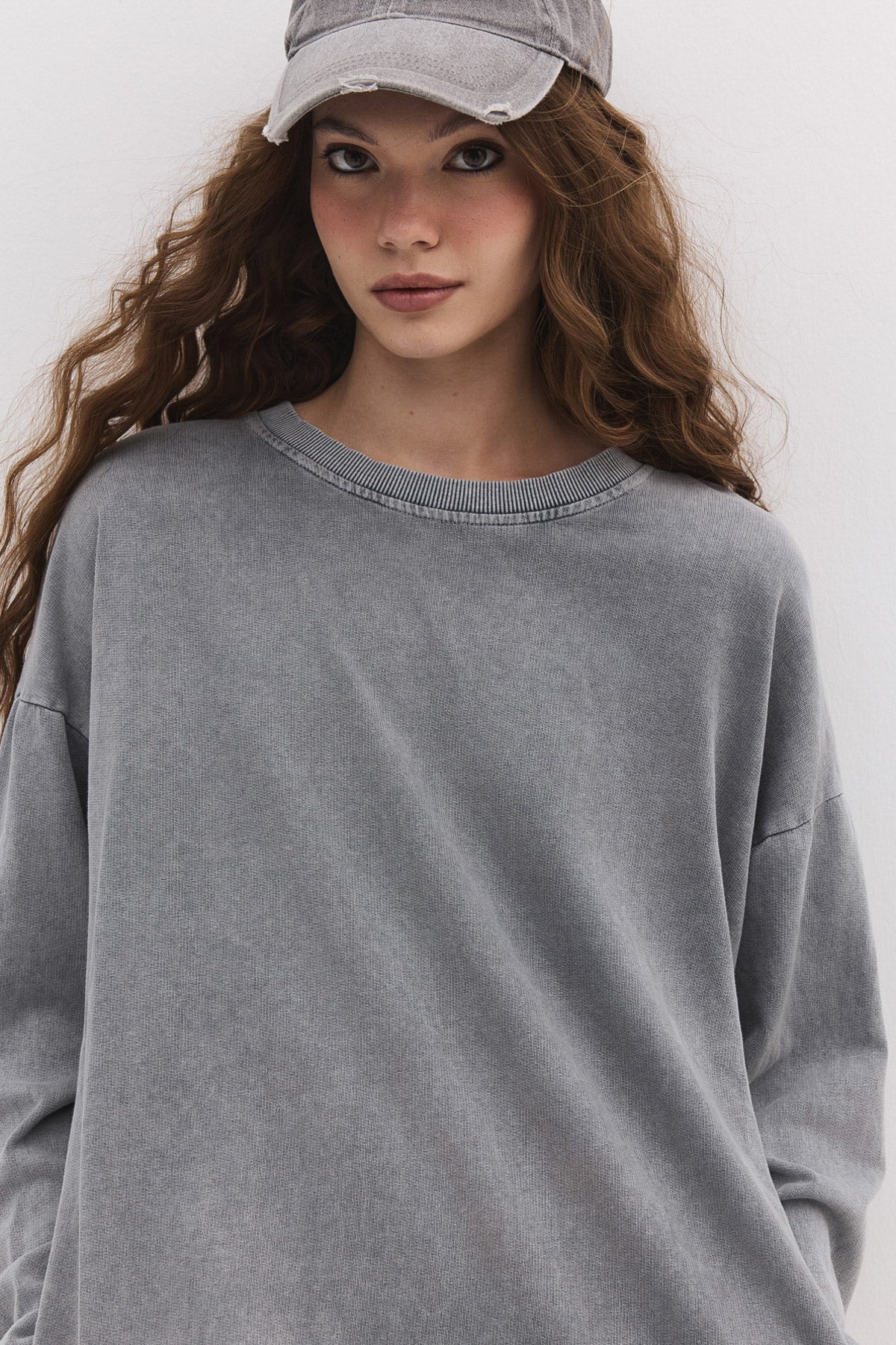 Oversize-Lang-Sweatshirt
