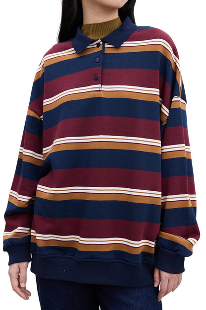 Oversized Blauer Polo Sweatshirt