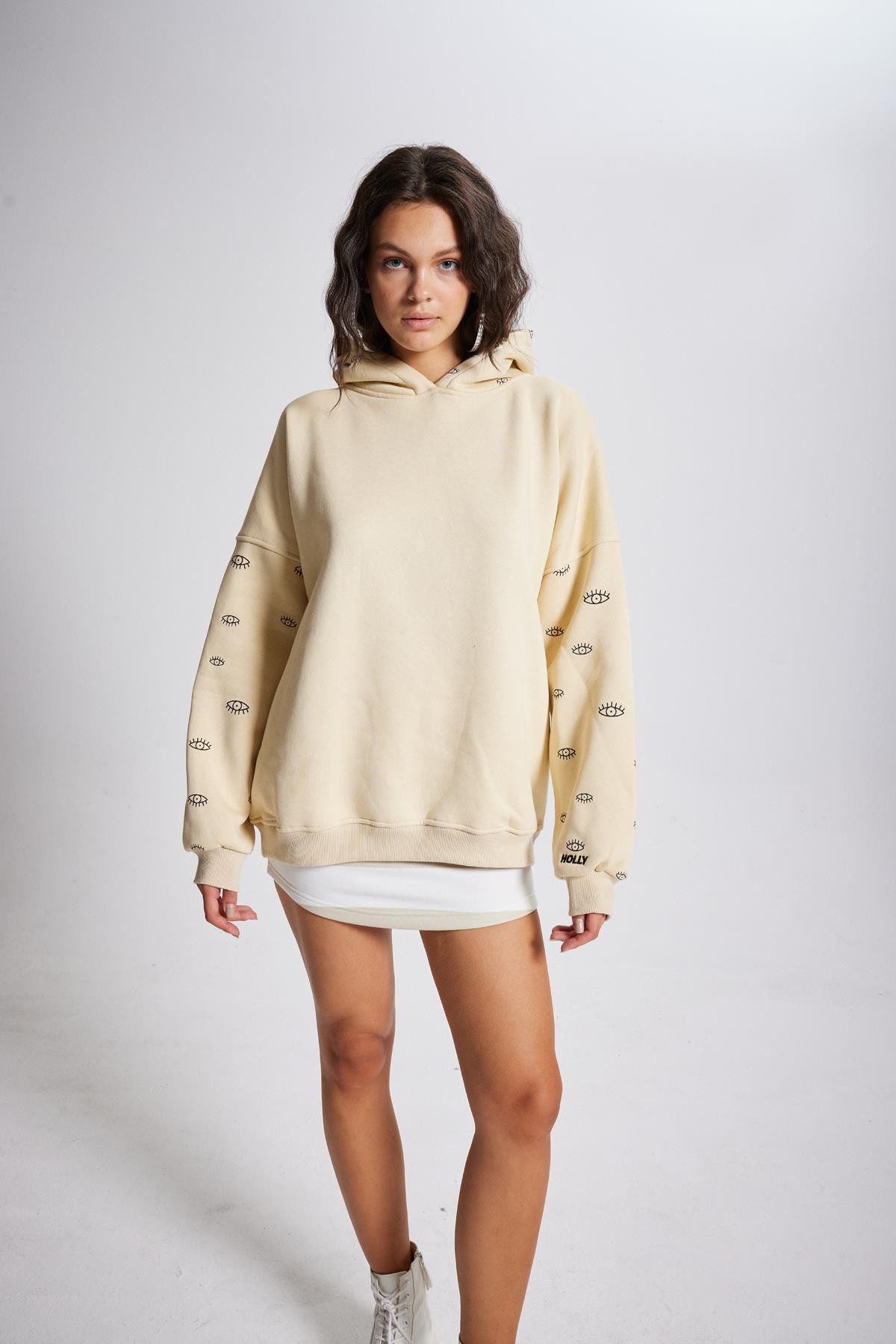 Oversized Unisex Eye Hoodie