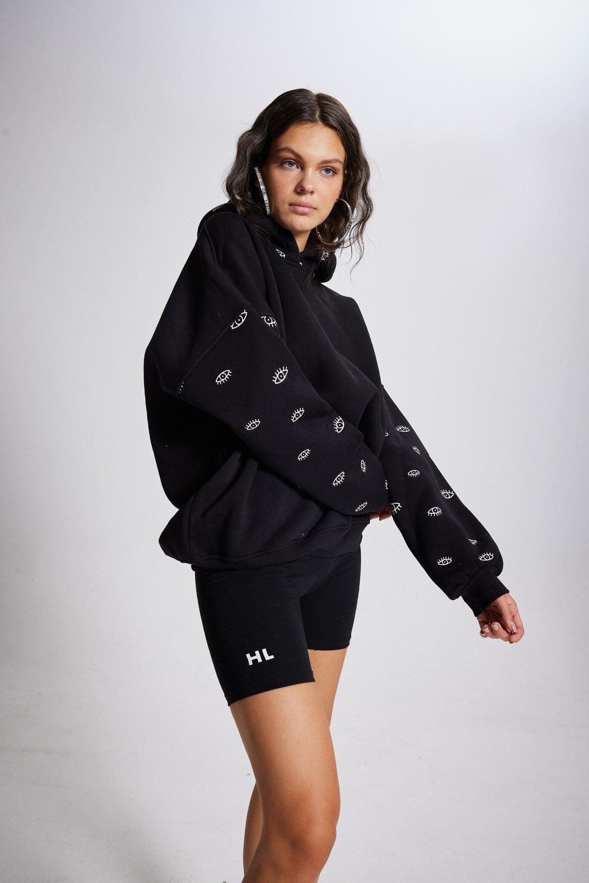 Oversized Unisex Eye Hoodie