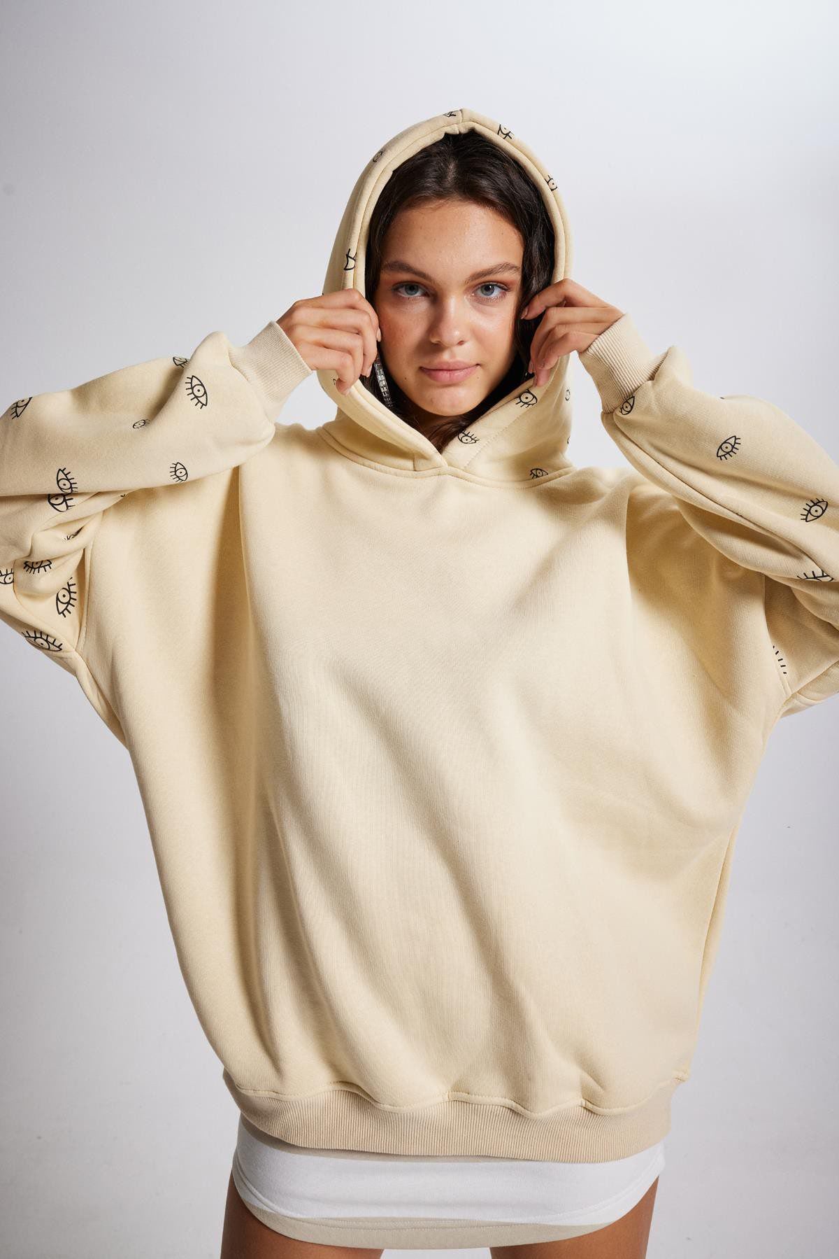 Oversized Unisex Eye Hoodie