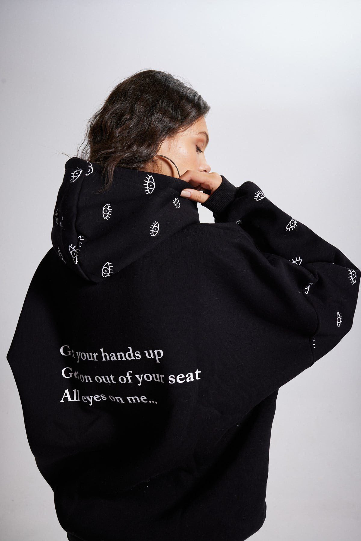 Oversized Unisex Eye Hoodie