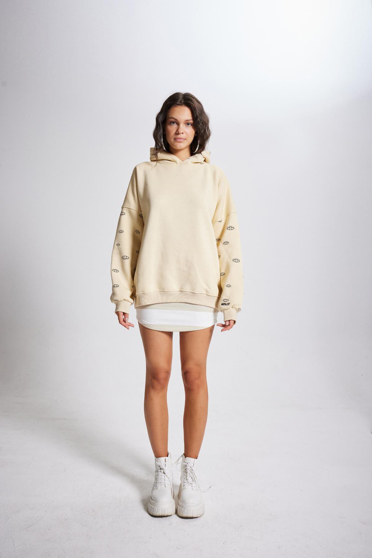 Oversized Unisex Eye Hoodie