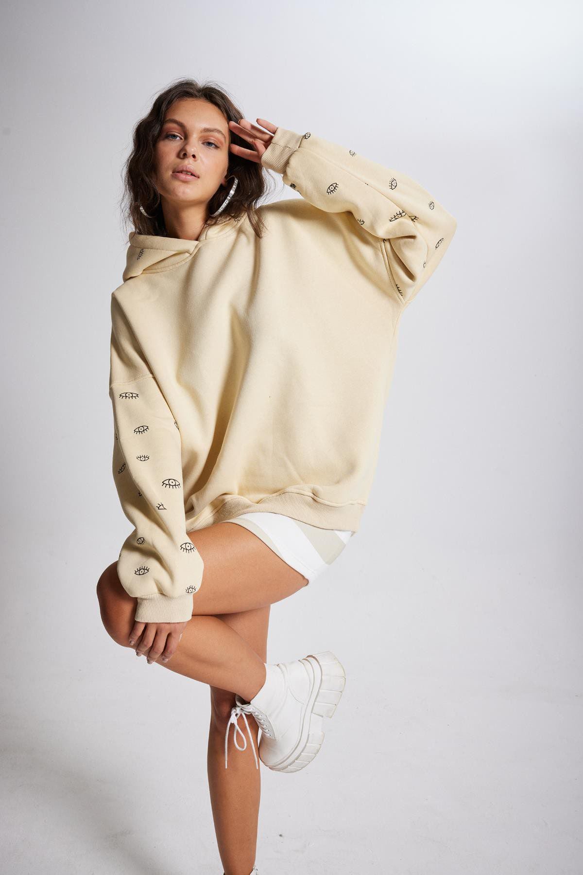 Oversized Unisex Eye Hoodie