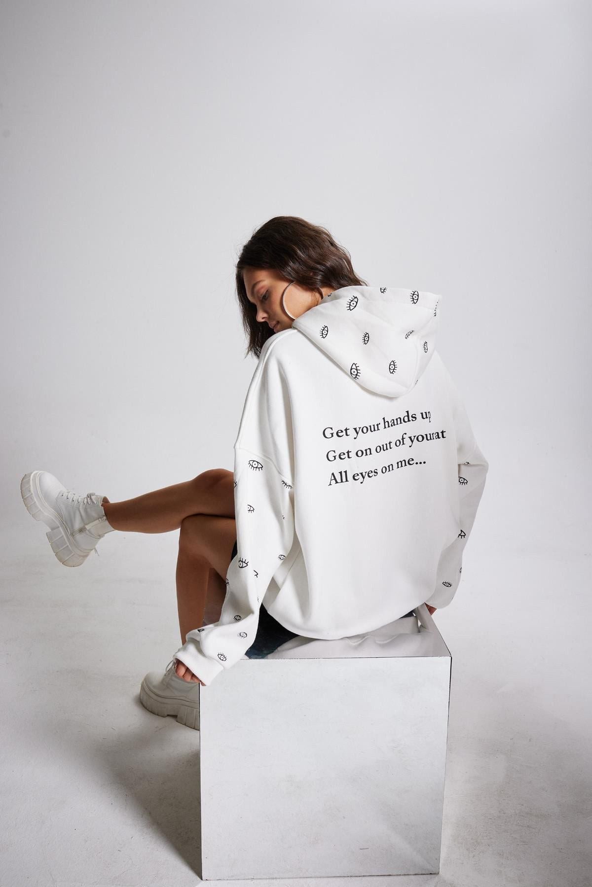 Oversized Unisex Eye Hoodie