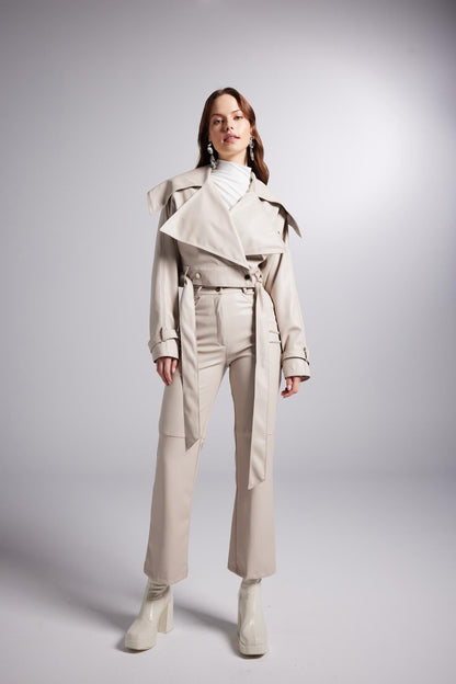 Neeko Veloursjacke mit Gürtel