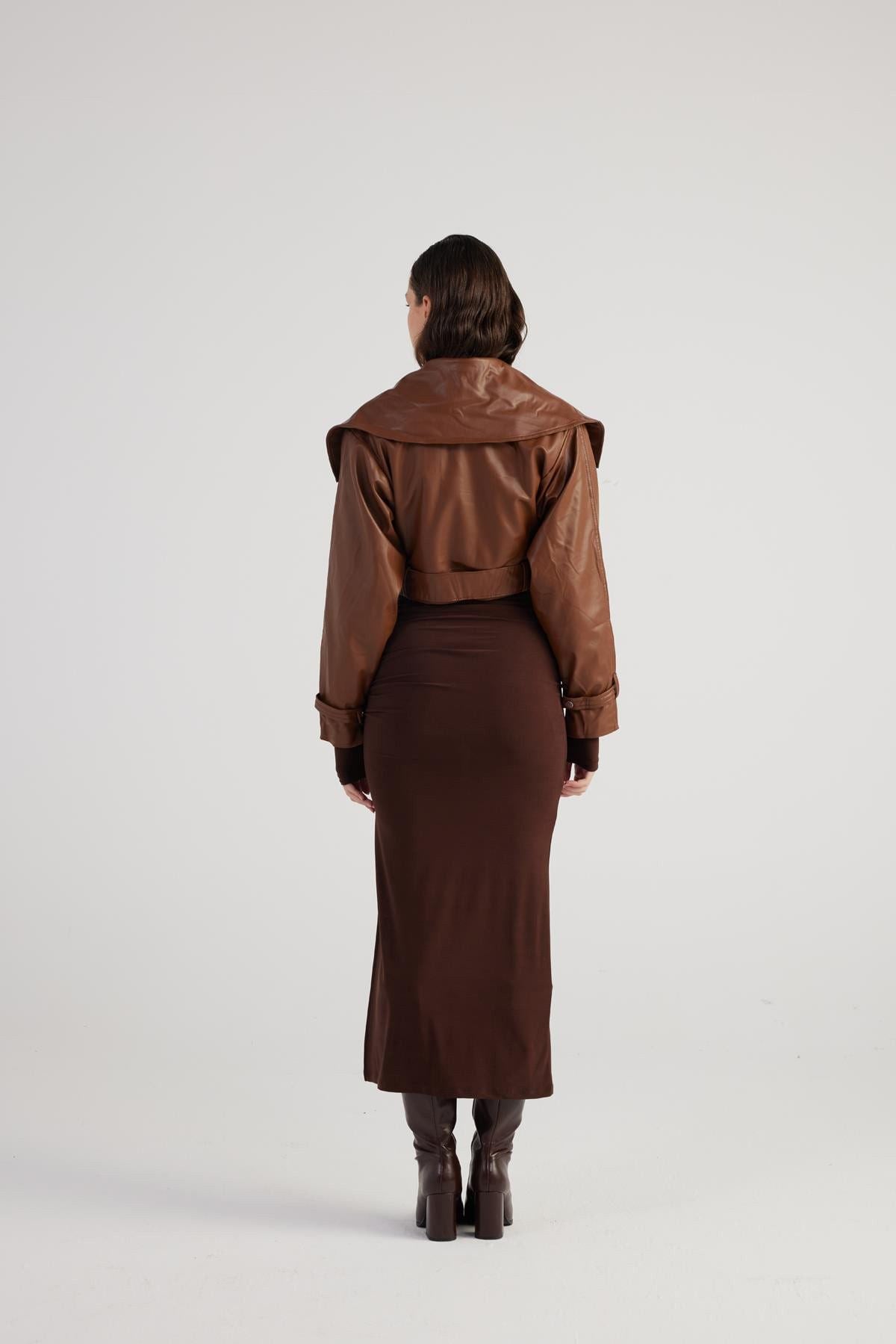 Neeko Veloursjacke mit Gürtel