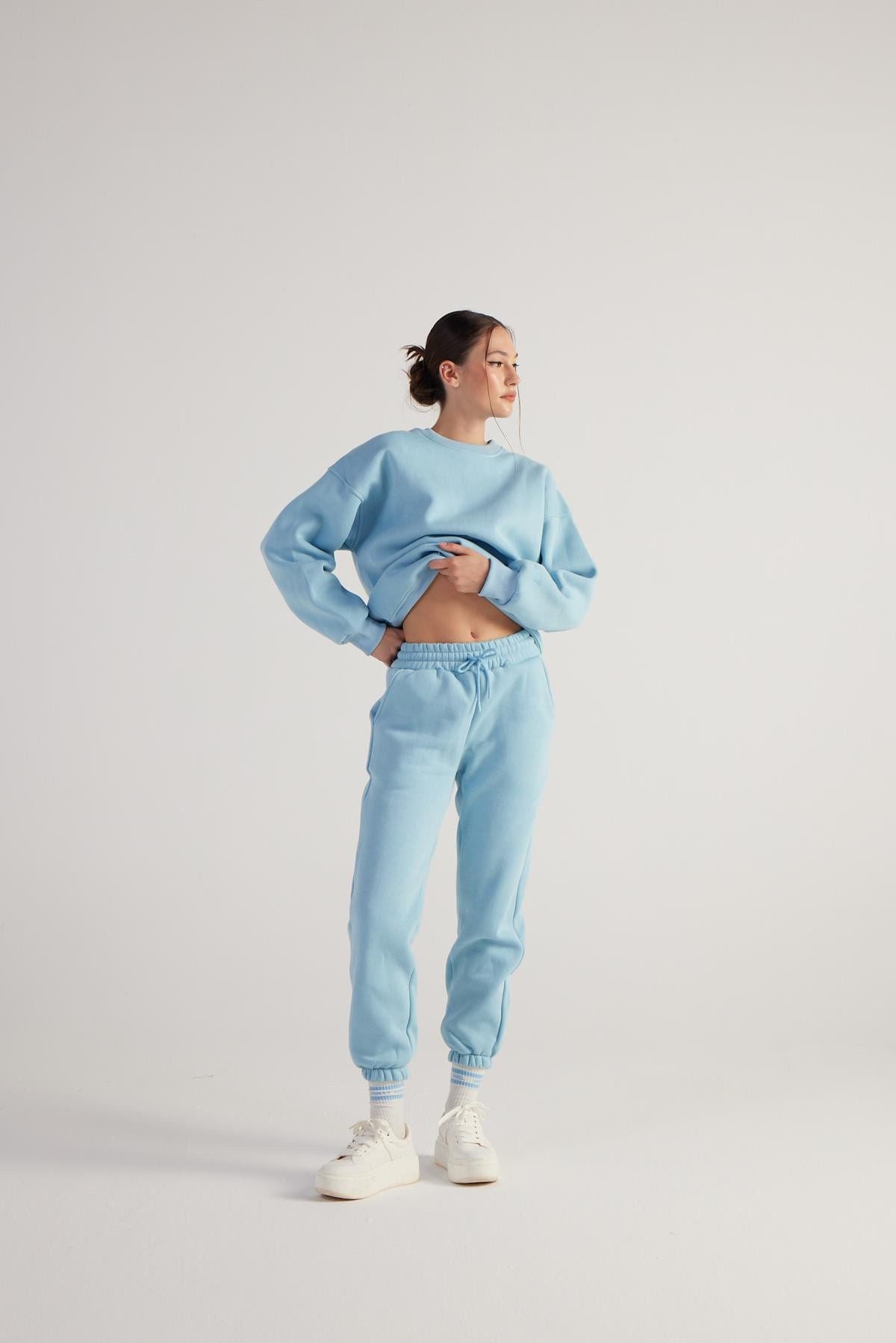 Damen Elastische Weiche Jogginghose