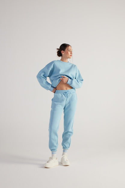 Damen Elastische Weiche Jogginghose