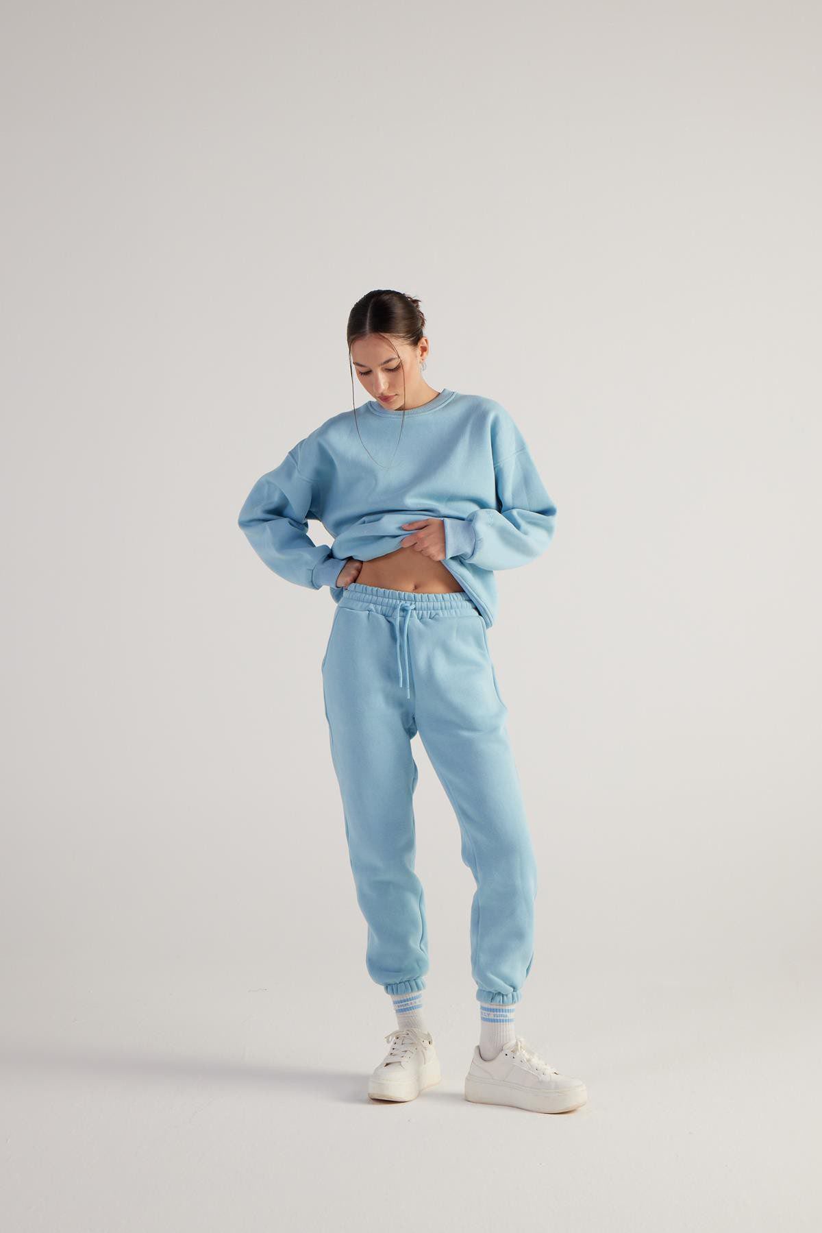 Damen Elastische Weiche Jogginghose