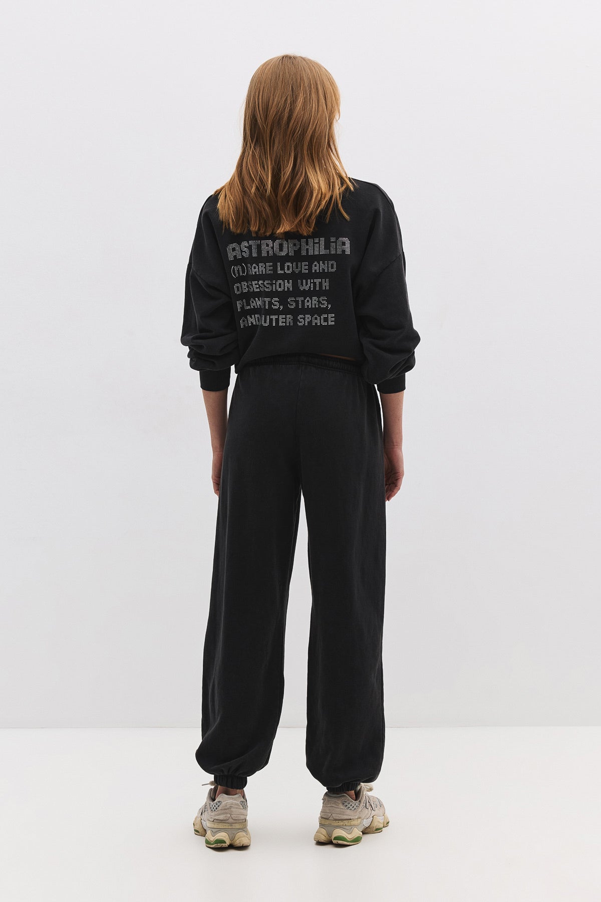 Baumwoll-Sweatpants mit Ballonmuster