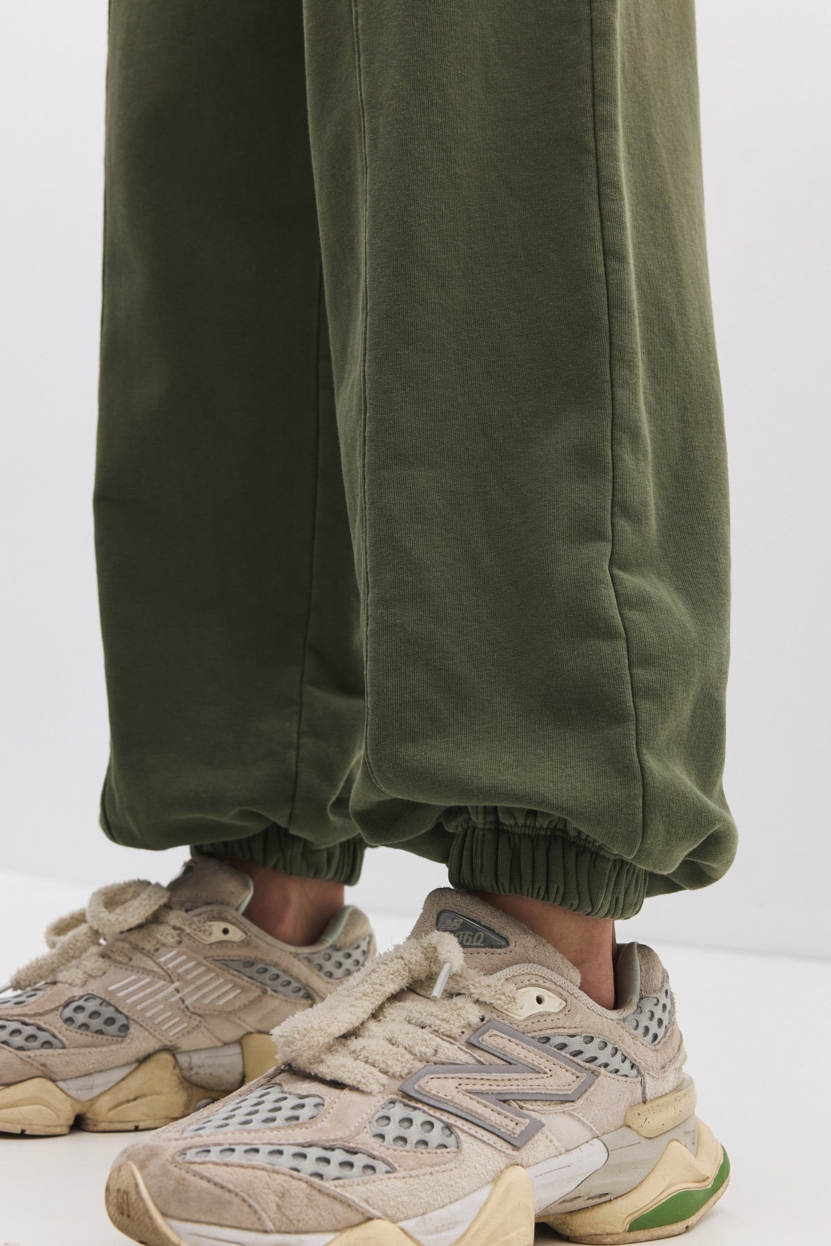 Baumwoll-Sweatpants mit Ballonmuster