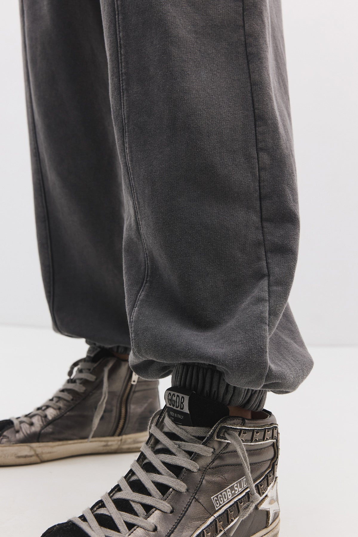 Baumwoll-Sweatpants mit Ballonmuster