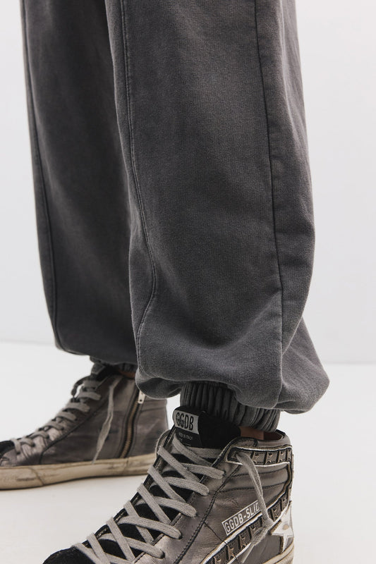 Baumwoll-Sweatpants mit Ballonmuster
