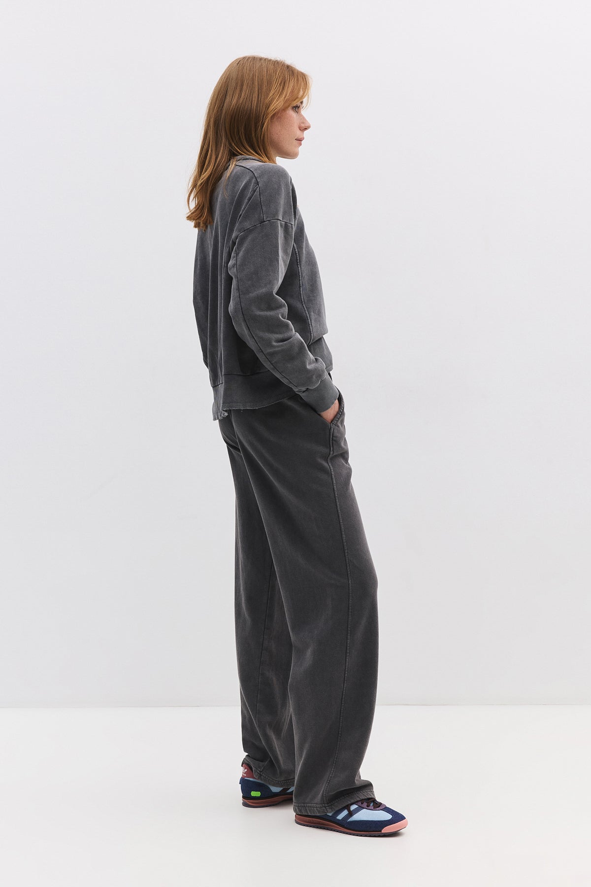 Jogginghose aus Baumwolle mit lockerer Passform