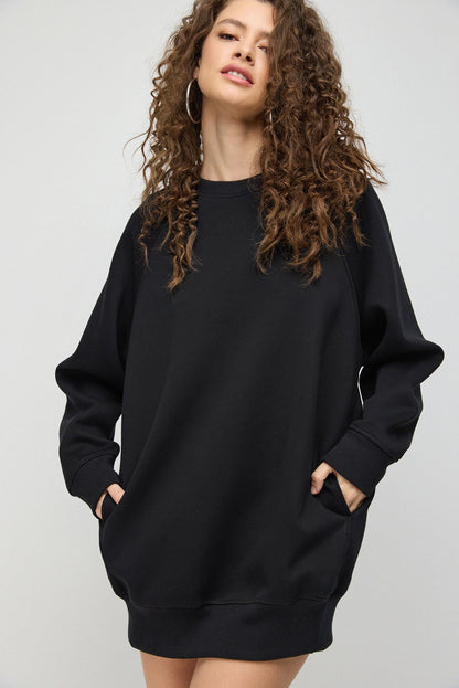 Baumwoll-Sweatshirtkleid