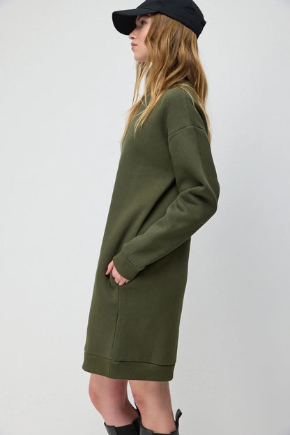 Baumwoll-Sweatshirtkleid