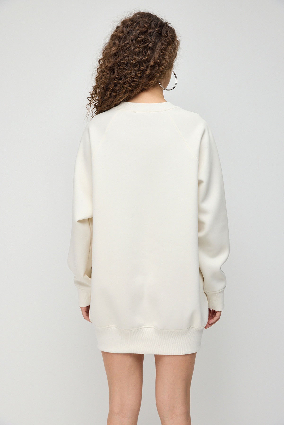 Langes Baumwoll-Sweatshirt