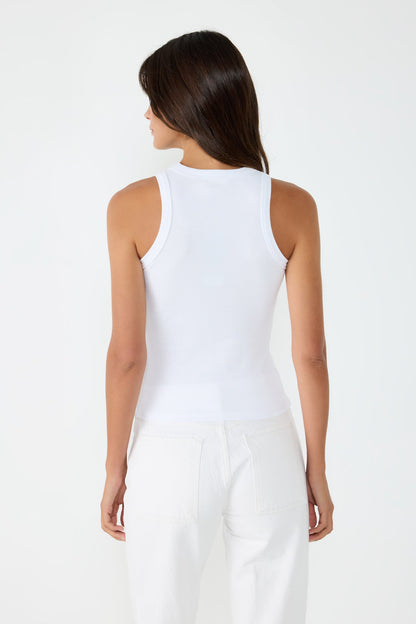 Verzierte ärmellose Bluse