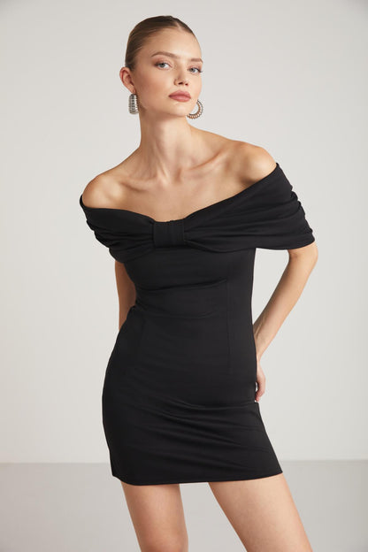 PAOLA Off-Shoulder Bodycon Kleid