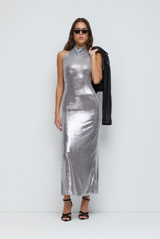 Maxikleid mit rückenfreiem Design