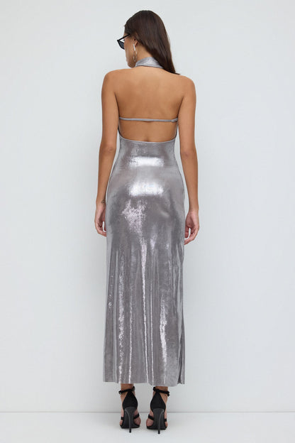 Maxikleid mit rückenfreiem Design