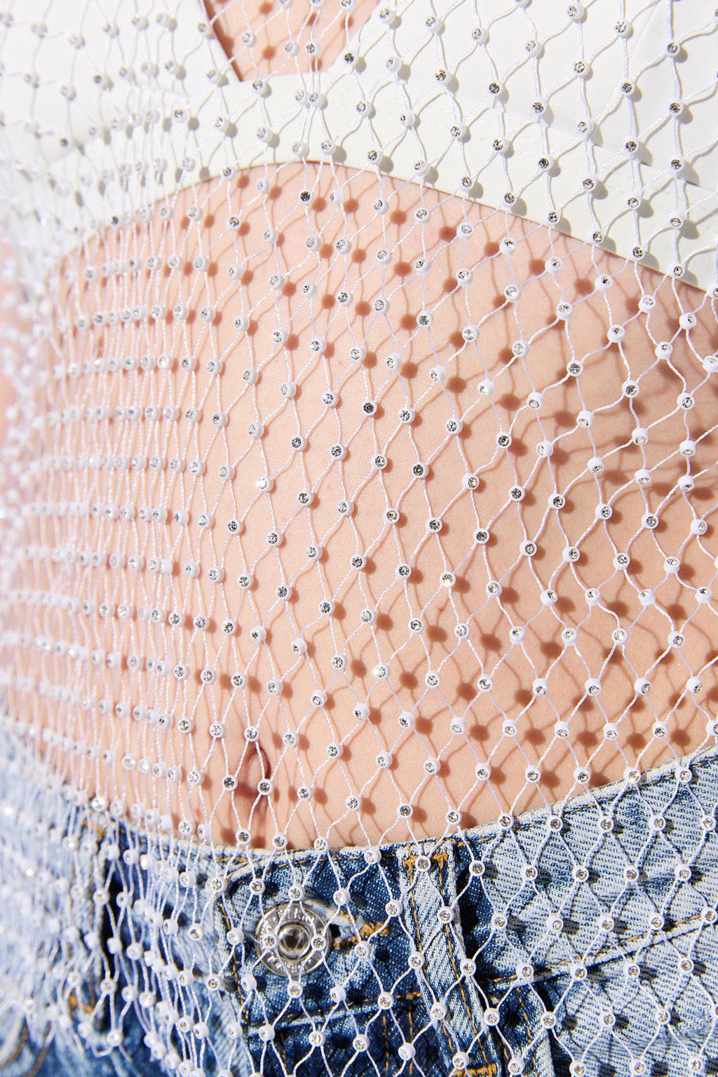 Funkelnder Strass-Netzball