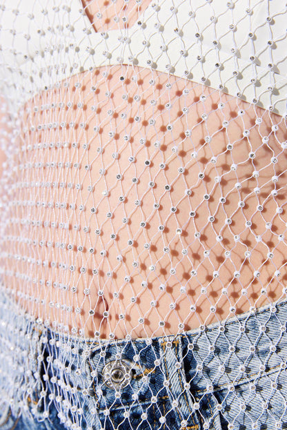 Funkelnder Strass-Netzball