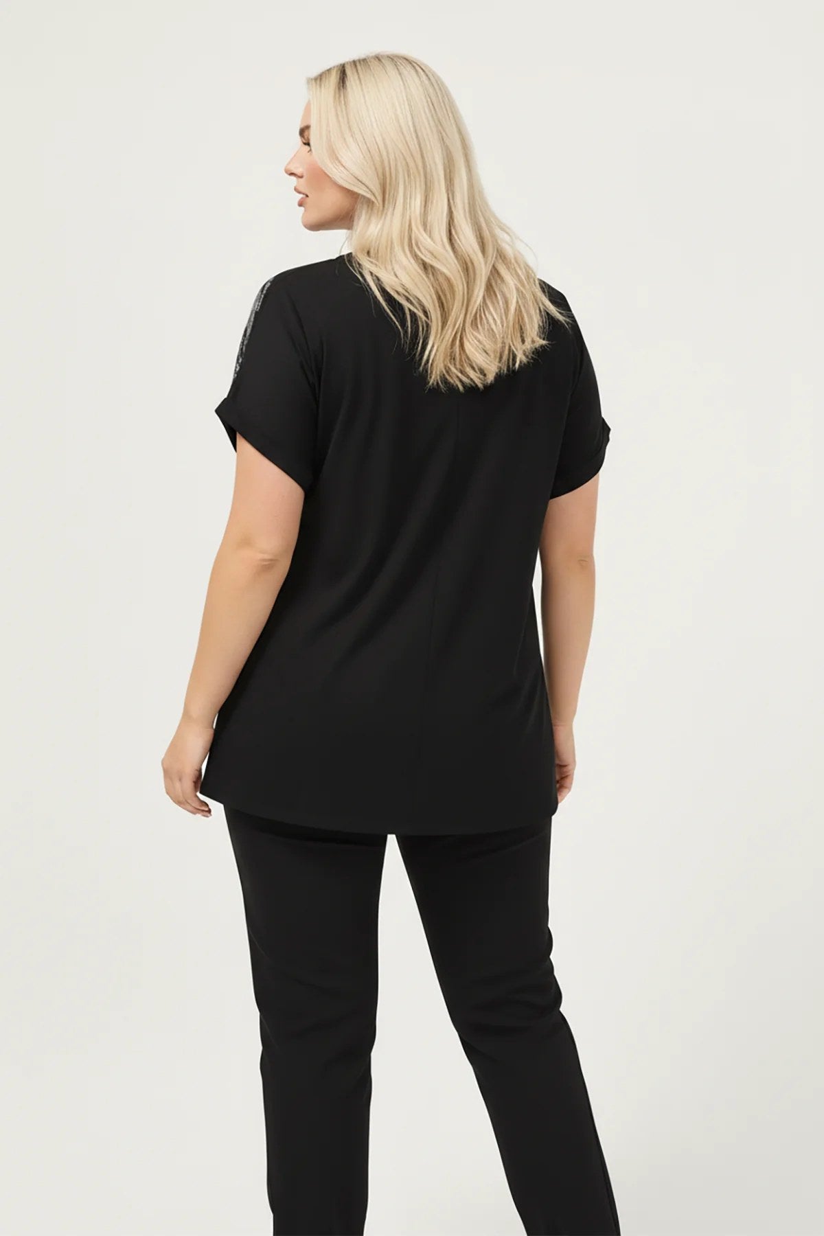 Paillettenbesetztes T-Shirt