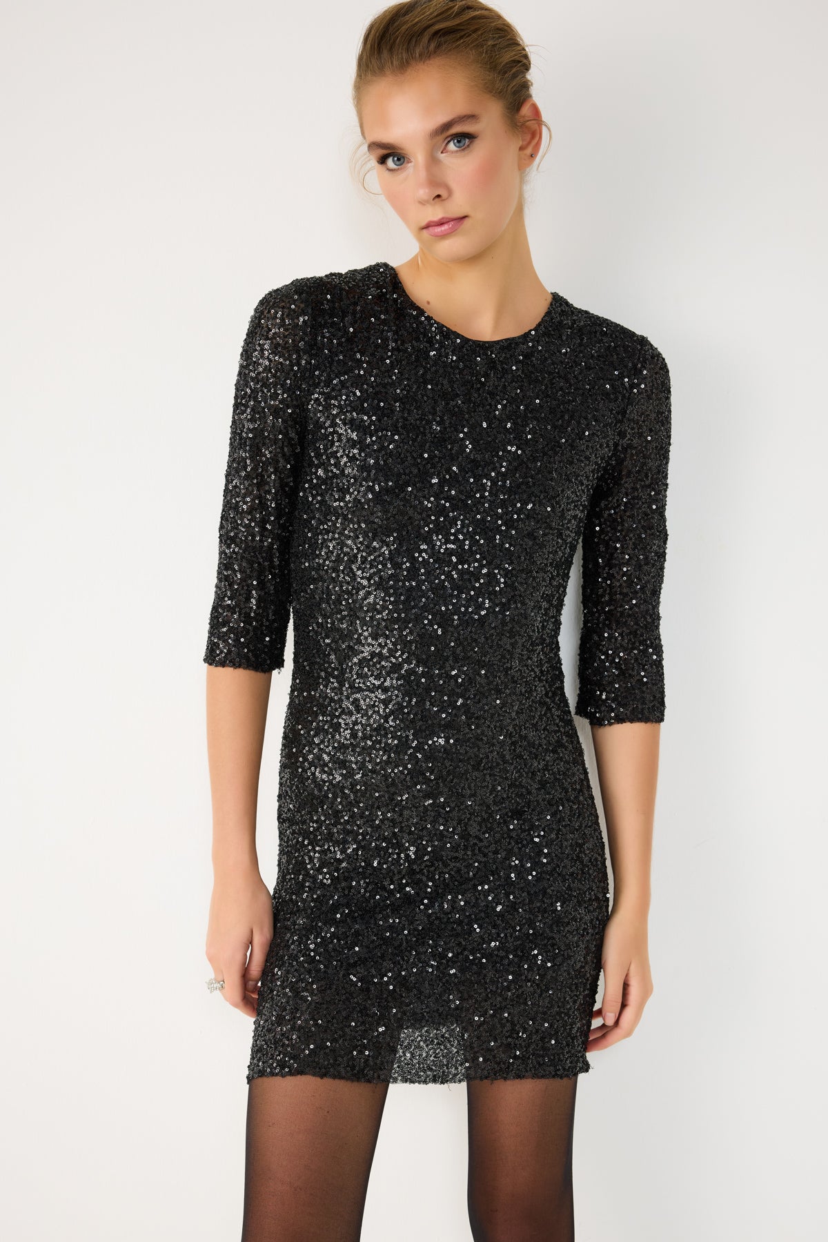 Pailletten-Minikleid