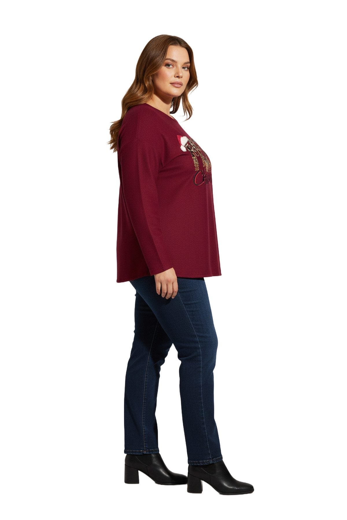Paillettenbesetztes Sweatshirt