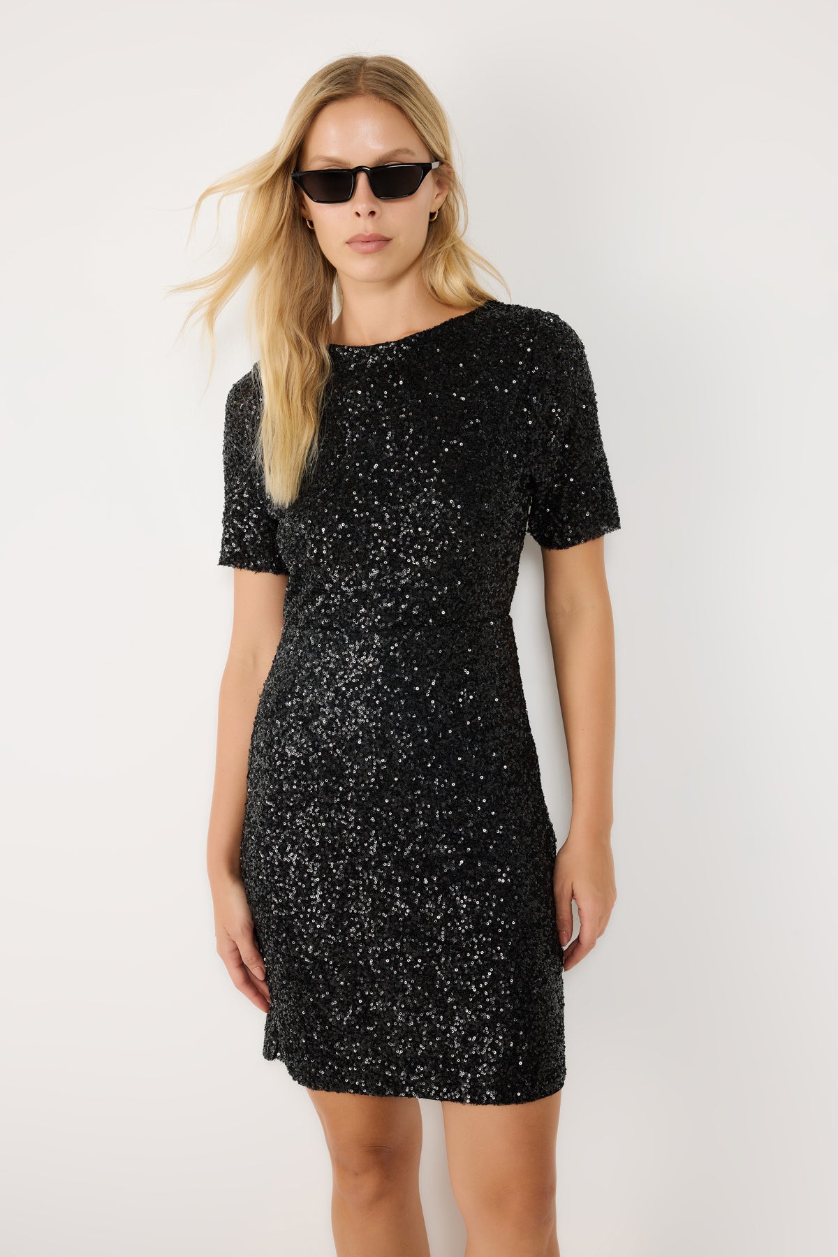 Pailletten-Minikleid