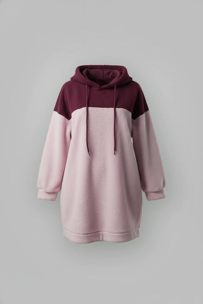 Plüsch-Kapuzenpullover