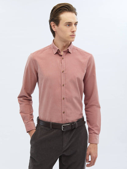 Kordstoff Regular Fit Woven Casual Hemd