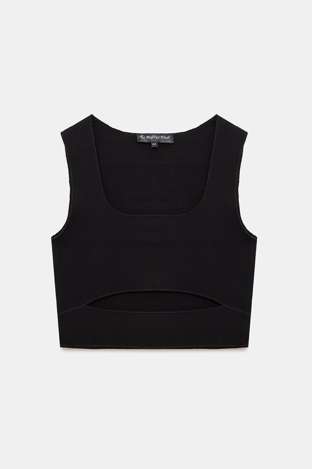 Kurze Bluse mit breiten Trägern