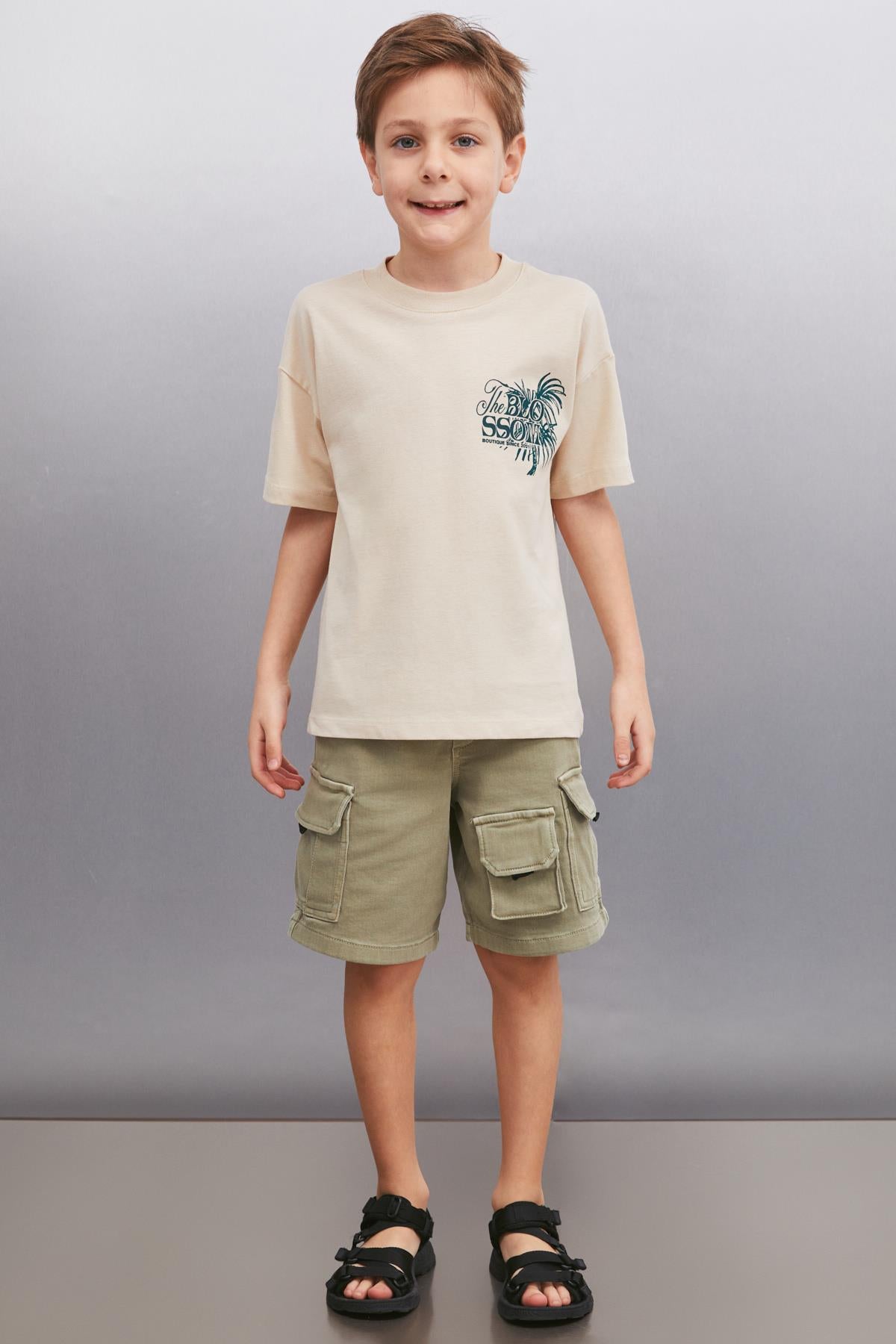 GRIMELANGE PERTH Herren T-Shirt Beige