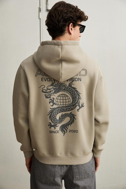 PLAIN Herren Hoodie mit Fleece-Futter