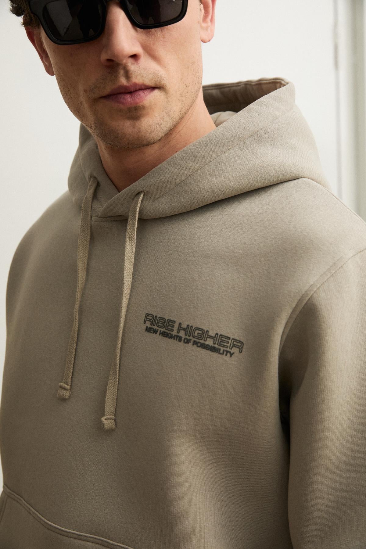 PLAIN Herren Hoodie mit Fleece-Futter