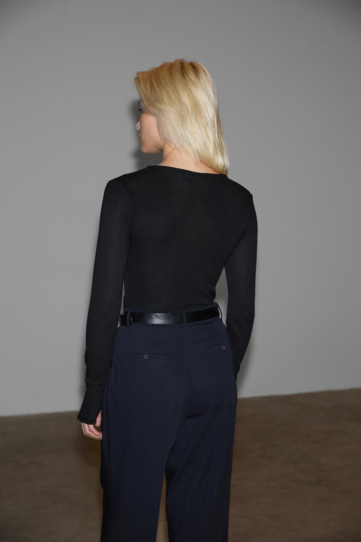 POLUNEA Damen V-Ausschnitt Bluse