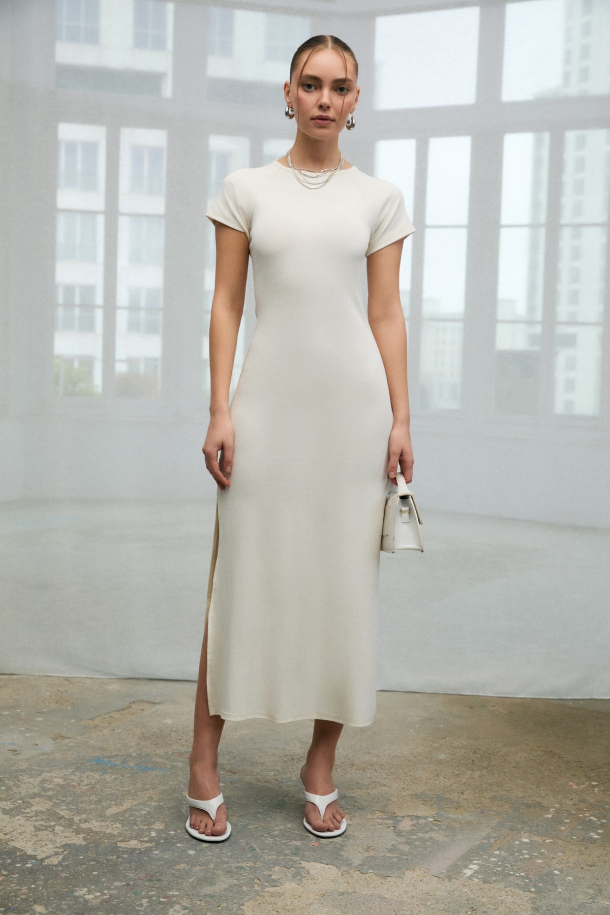 POPART Damen Langes Maxikleid