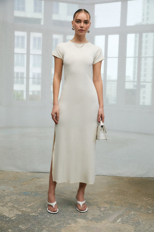 POPART Damen Langes Maxikleid